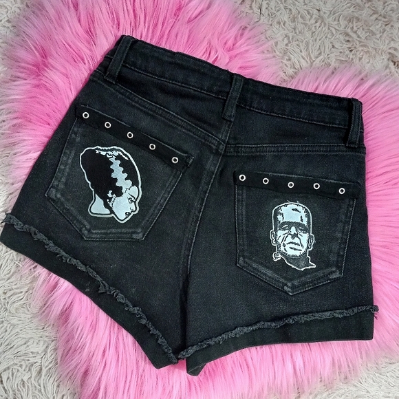 Celebrity Pink Pants - SOLD @ market ! ❤️🔥Custom Frankenstine & his bride OOAK distressed!